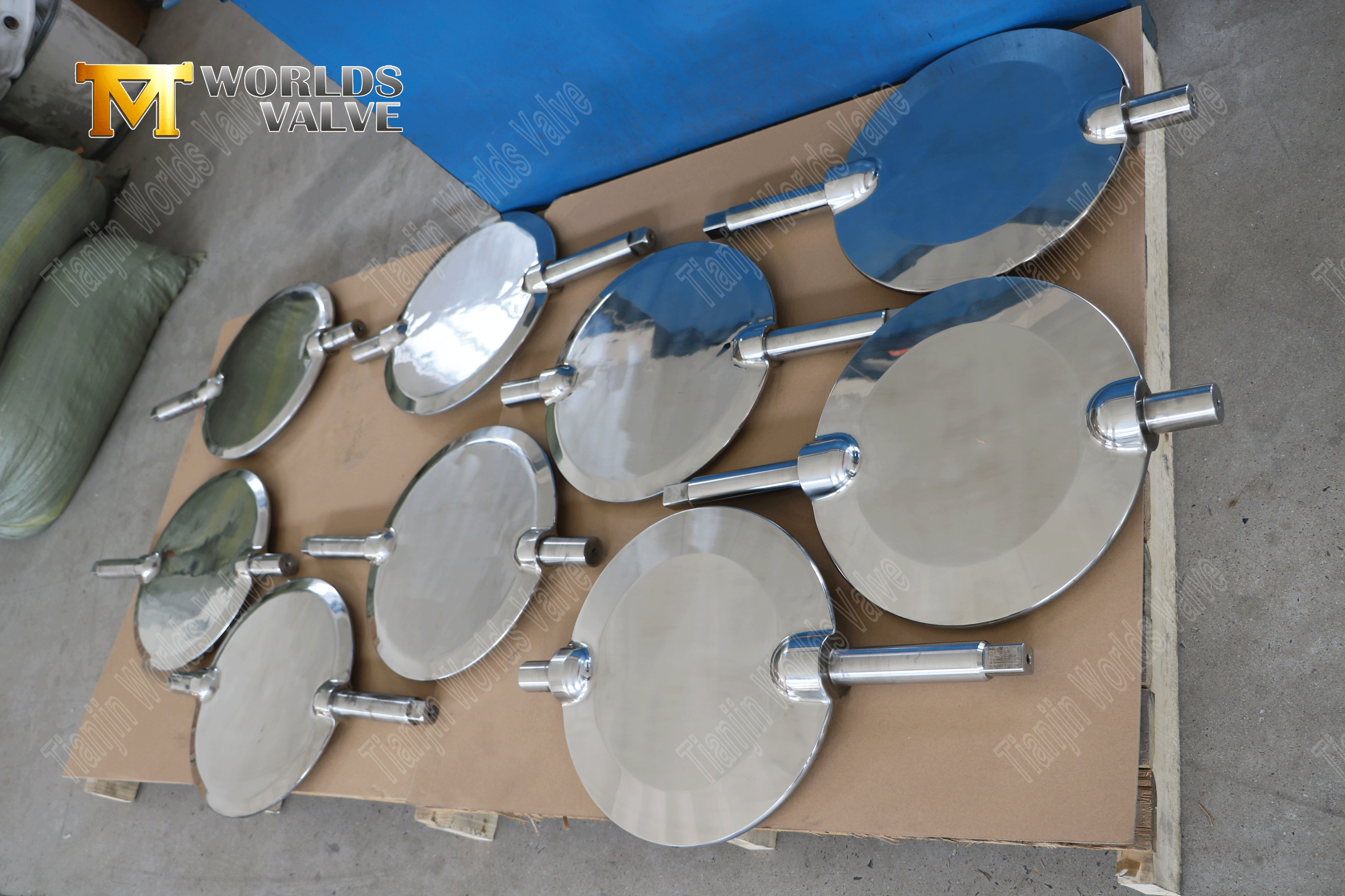 V&aacute;lvula de mariposa revestida de PTFE con disco pulido y actuador neum&aacute;tico-1 (10)