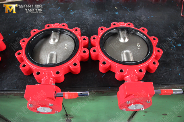 Válvula de mariposa concentración de la válvula de mariposa de la válvula de mariposa de la válvula de mariposa con el mango de palanca