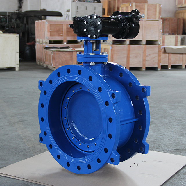 Válvula de mariposa de doble brida excéntrica cara a cara EN558 serie 13 EN593 de diseño