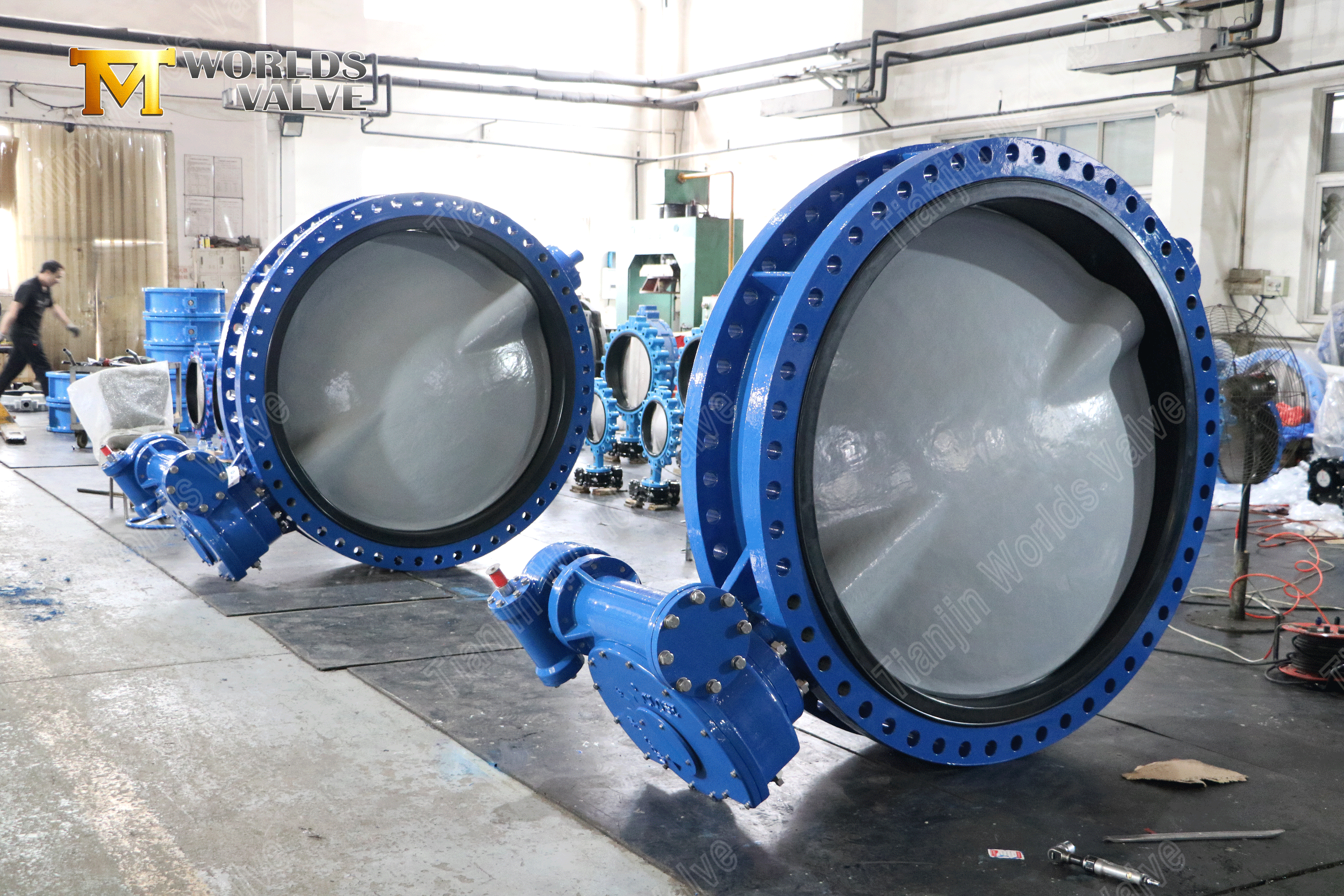 Tratamiento de agua V&aacute;lvula de mariposa tipo U Disco recubierto de nailon 11 Opci&oacute;n aprobada por WRAS (5)