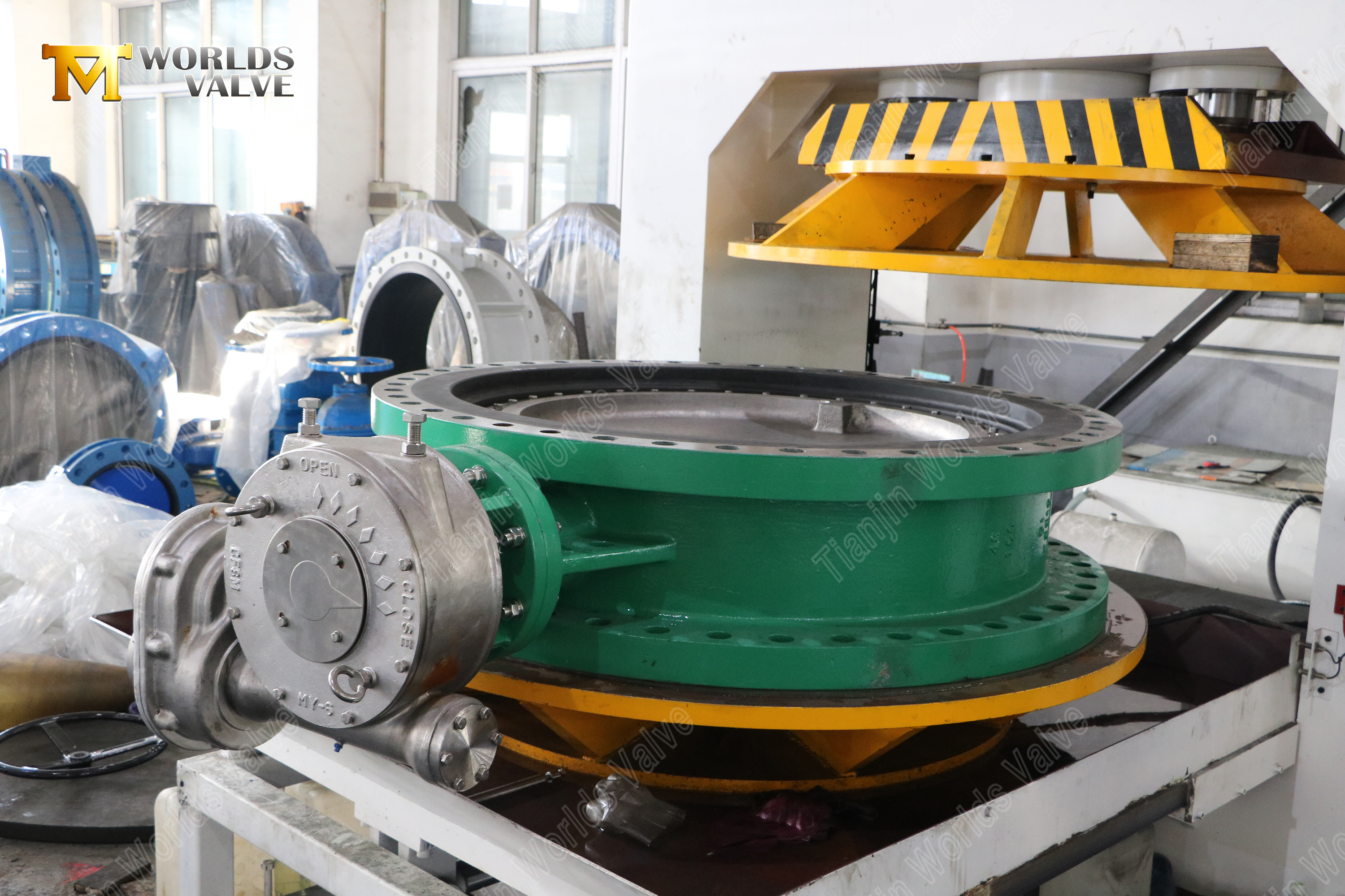 V&aacute;lvula de mariposa de acero de doble fase de doble desplazamiento con asiento ebonite-1 (2)