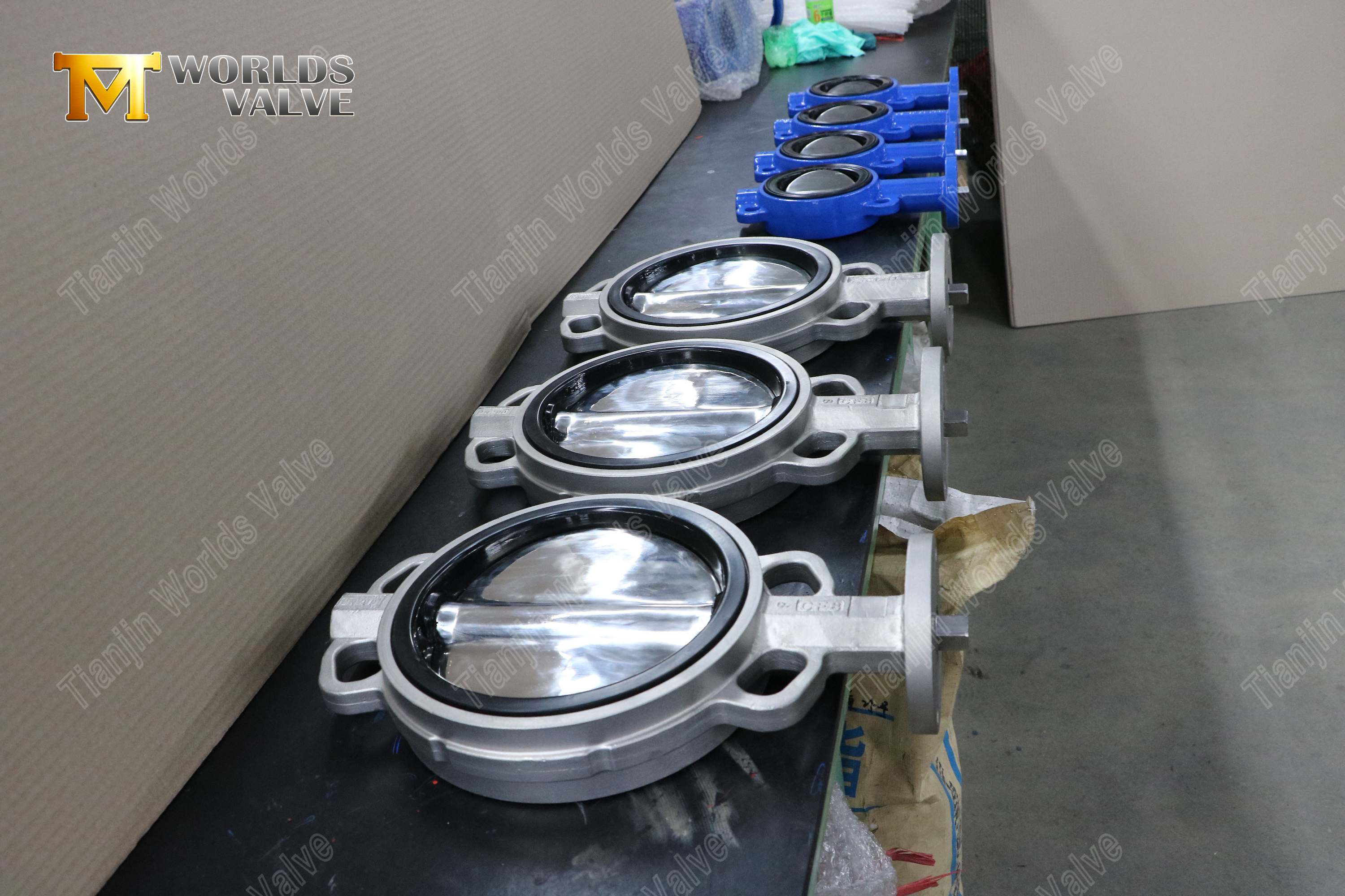 V&aacute;lvula-mariposa-oblea-SS-de-asiento-respaldo-duro-con-disco-de-pulido--Soluci&oacute;n-8 para altas temperaturas con asiento de metal