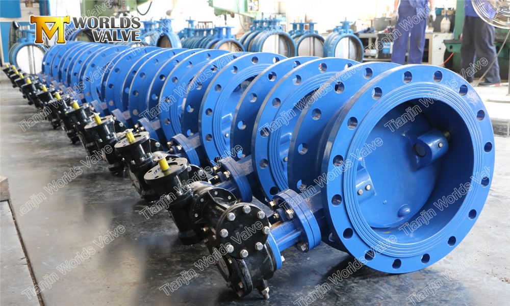 3 A536 A395 GJS400 GJS500 GGG40 GGG5 V&aacute;lvula de mariposa exc&eacute;ntrica de hierro d&uacute;ctil