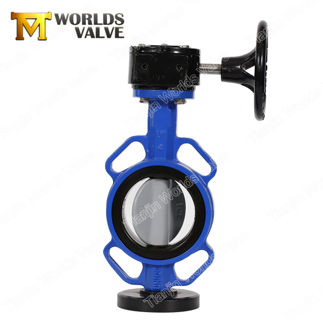 Rilsan Nylon 11 revestido de la válvula de mariposa de la oblea de la oblea