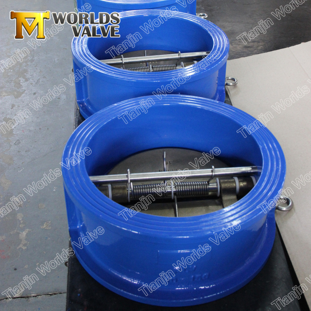 Válvula de retención de la placa dual resistente de la oblea