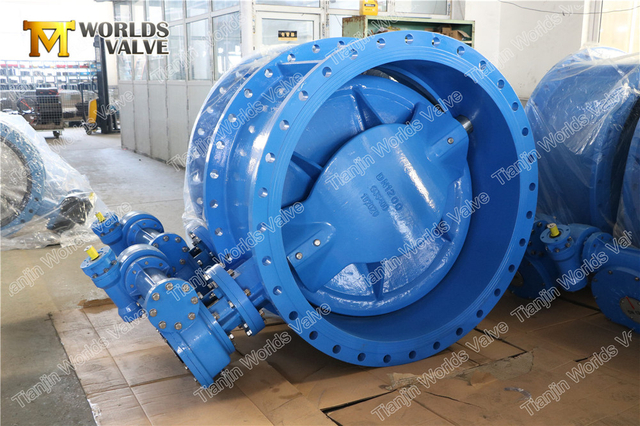 Válvula de mariposa con brida excéntrica doble con cuerpo y disco de epoxi Akzonobel