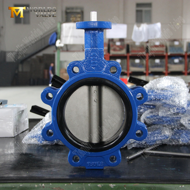 Válvula de mariposa de alta presión de asiento EPDM con fabricante de válvula de mantequilla