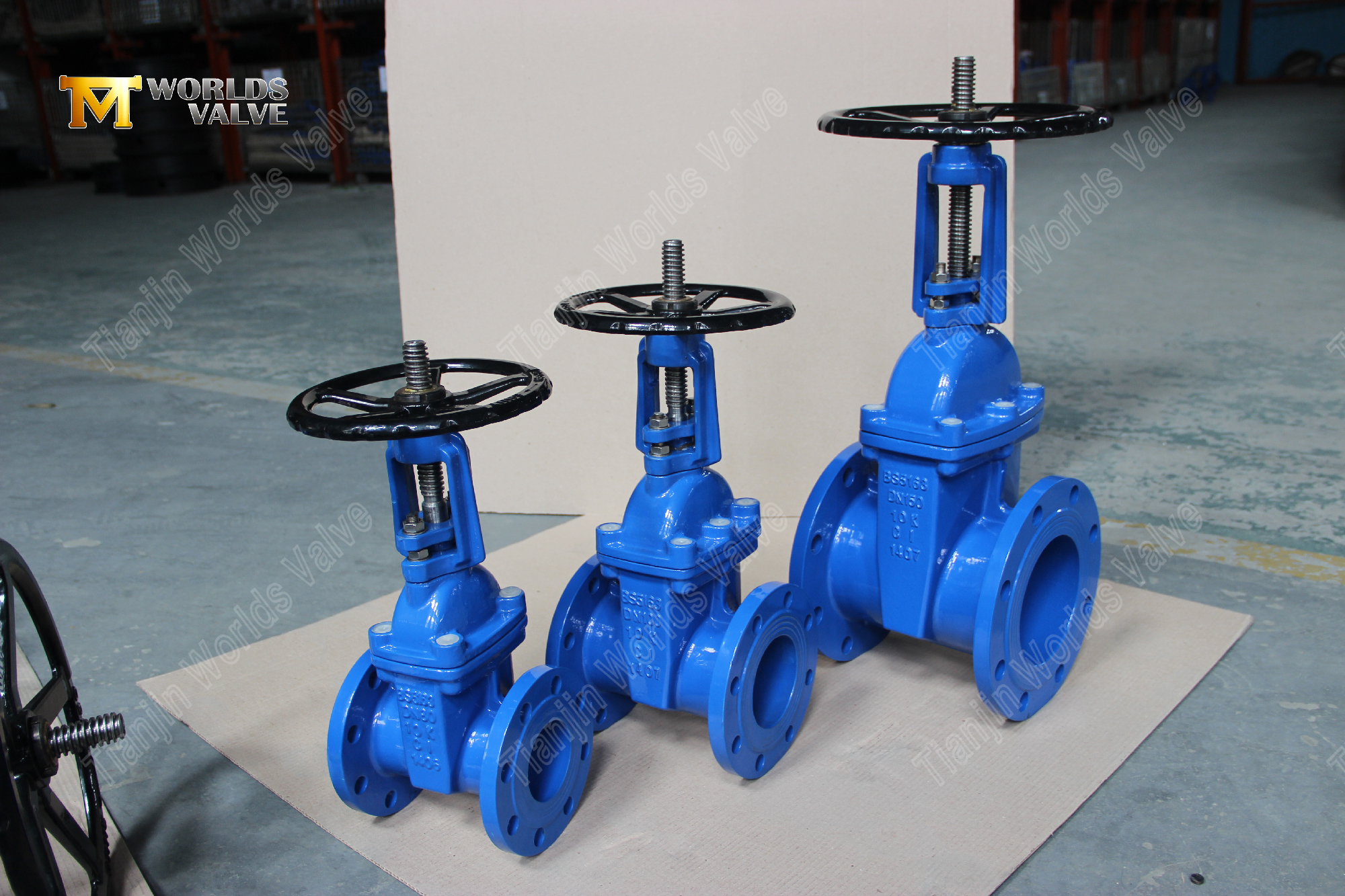 BS5163 V&aacute;lvula de compuerta de asiento resiliente con bridas con Soluci&oacute;n de control de agua confiable y por tallo Rising-1 (2) (2)