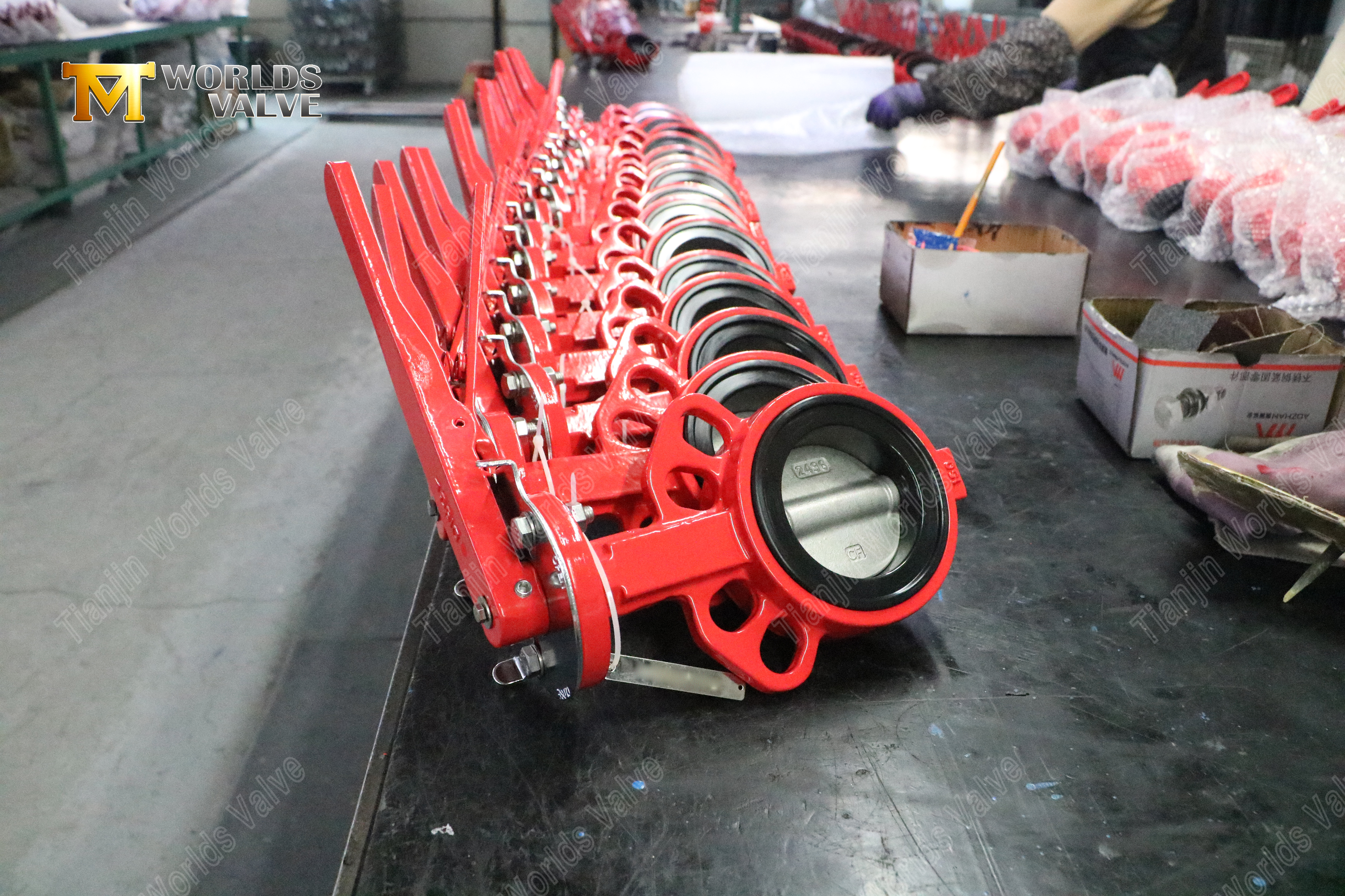 Soluci&oacute;n de operaci&oacute;n r&aacute;pida manual de v&aacute;lvula de mariposa tipo wafer con palanca manual (6)