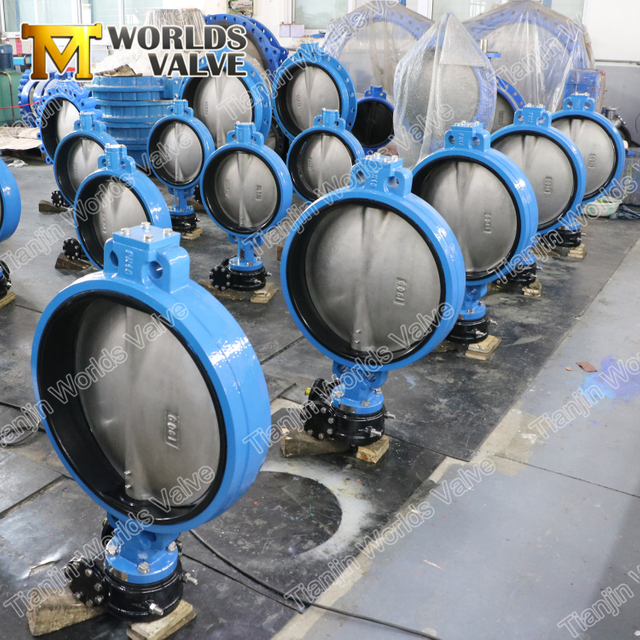 Tipo válvula de mariposa estándar de la oblea de la conexión universal del OEM con Ce ISO Wras Acs