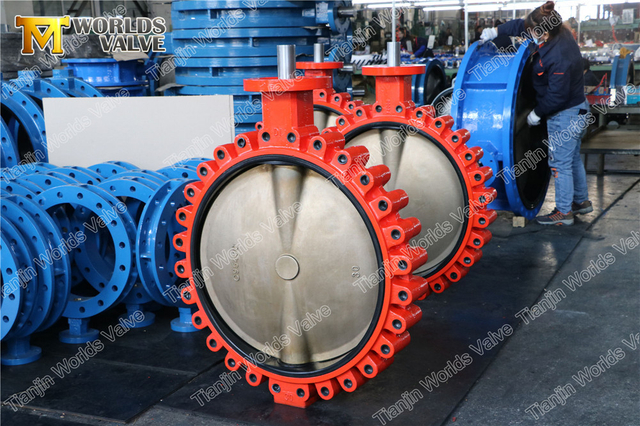 DN750 Válvula de mariposa Lug de 30 pulgadas con disco de bronce de aluminio