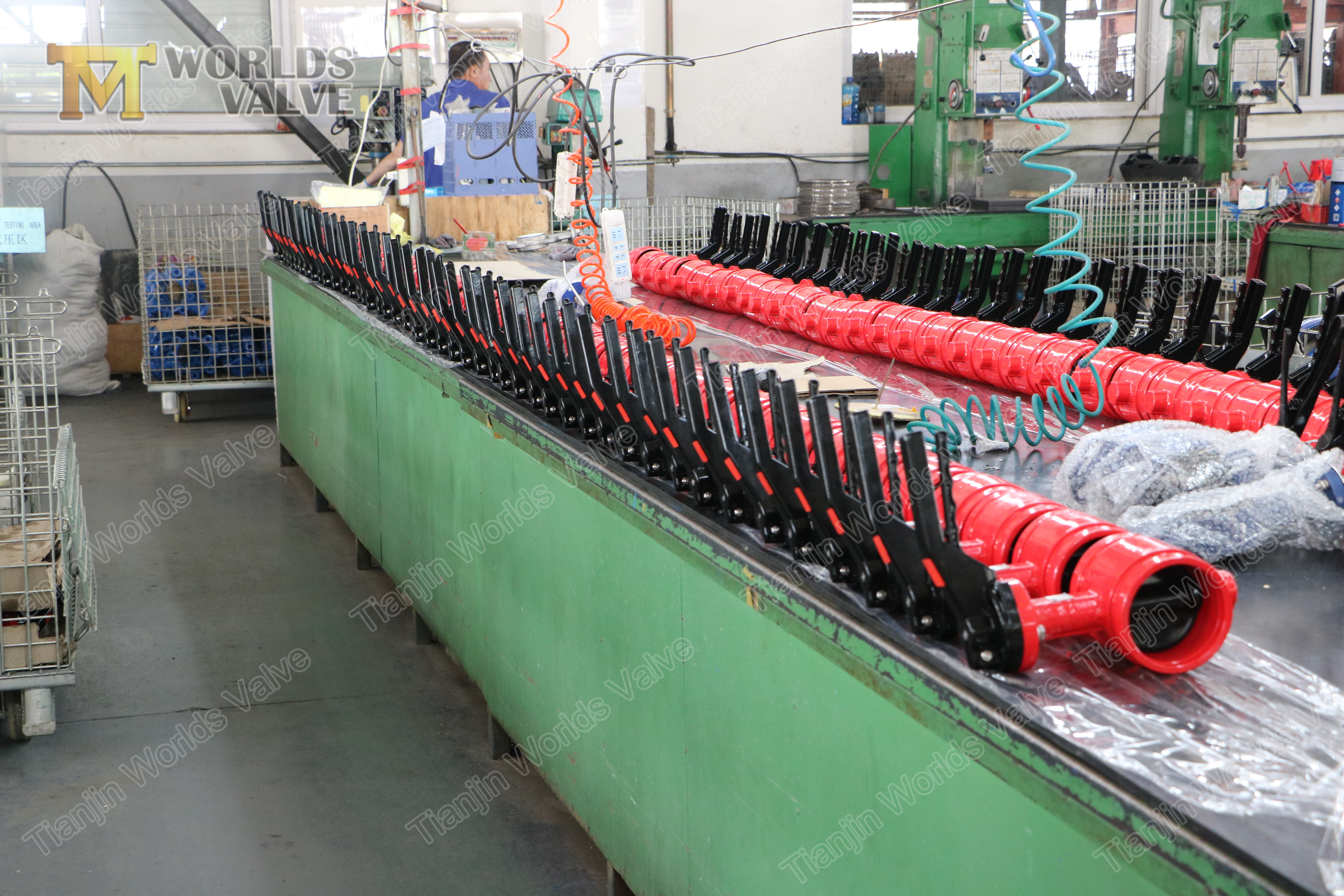 5 V&aacute;lvula de mariposa de extremo ranurado, Disco recubierto de BUNA EPDMNBRVITON