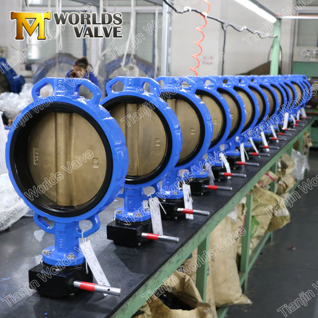 GGG40 / GGG50 A536 A395 Válvulas de mariposa de hierro dúctil