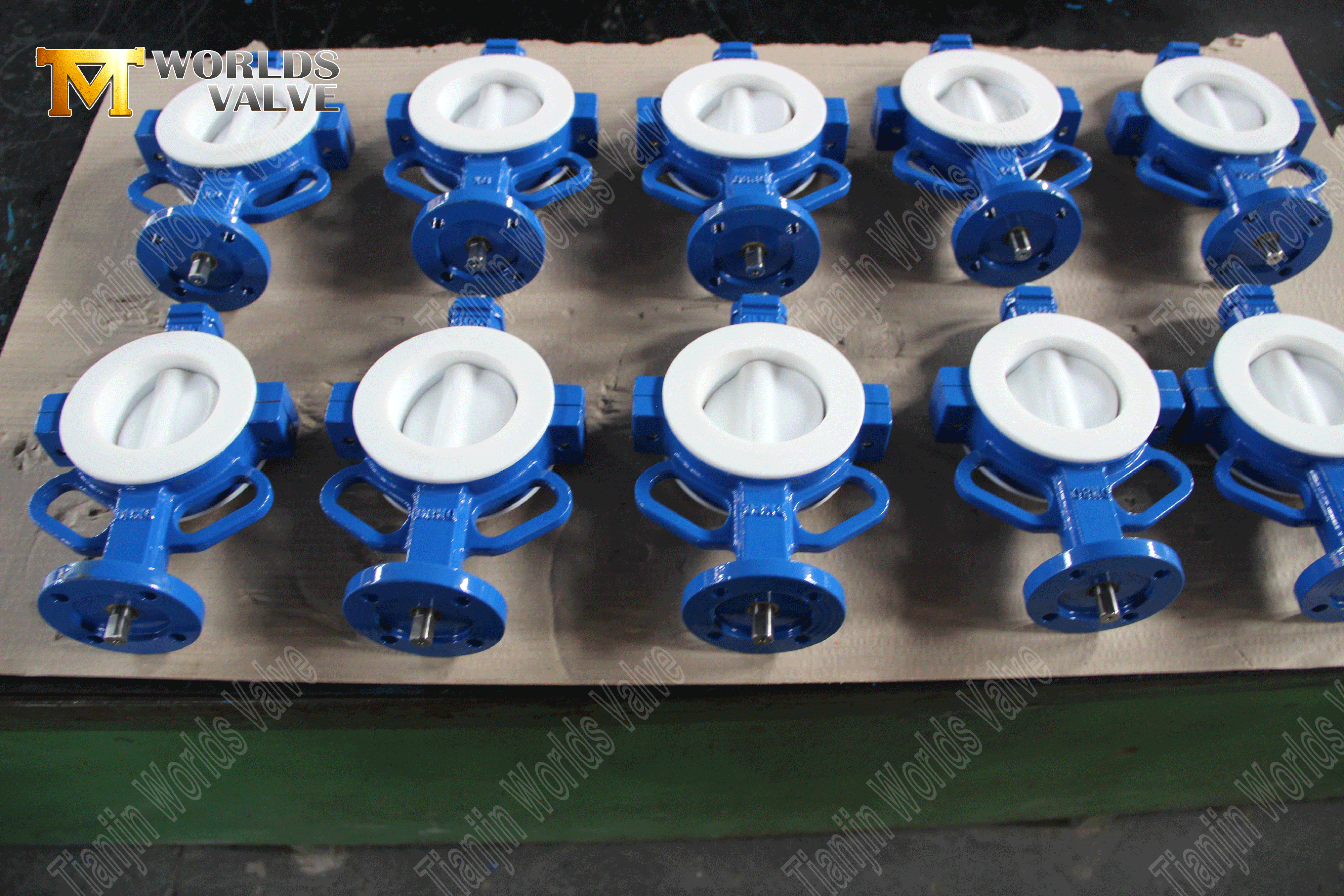 PTFE Linicidad de Butterfly-Vaves-Wafer-Type-Butterfly-Valve-Factory-From-China- (5)