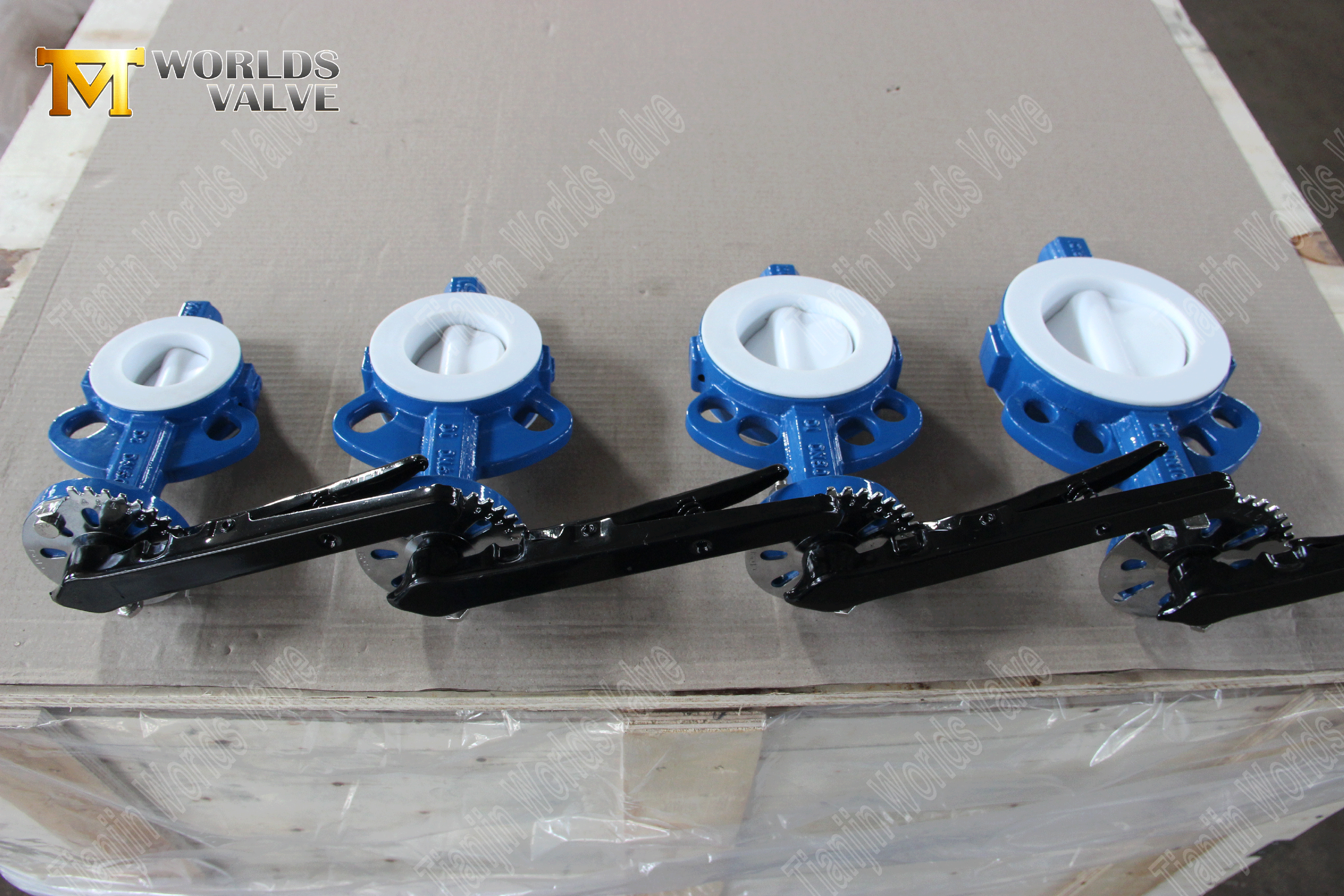 PTFE Linicidad de Butterfly-Vaves-Wafer-Type-Butterfly-Valve-Factory-From-China- (7)