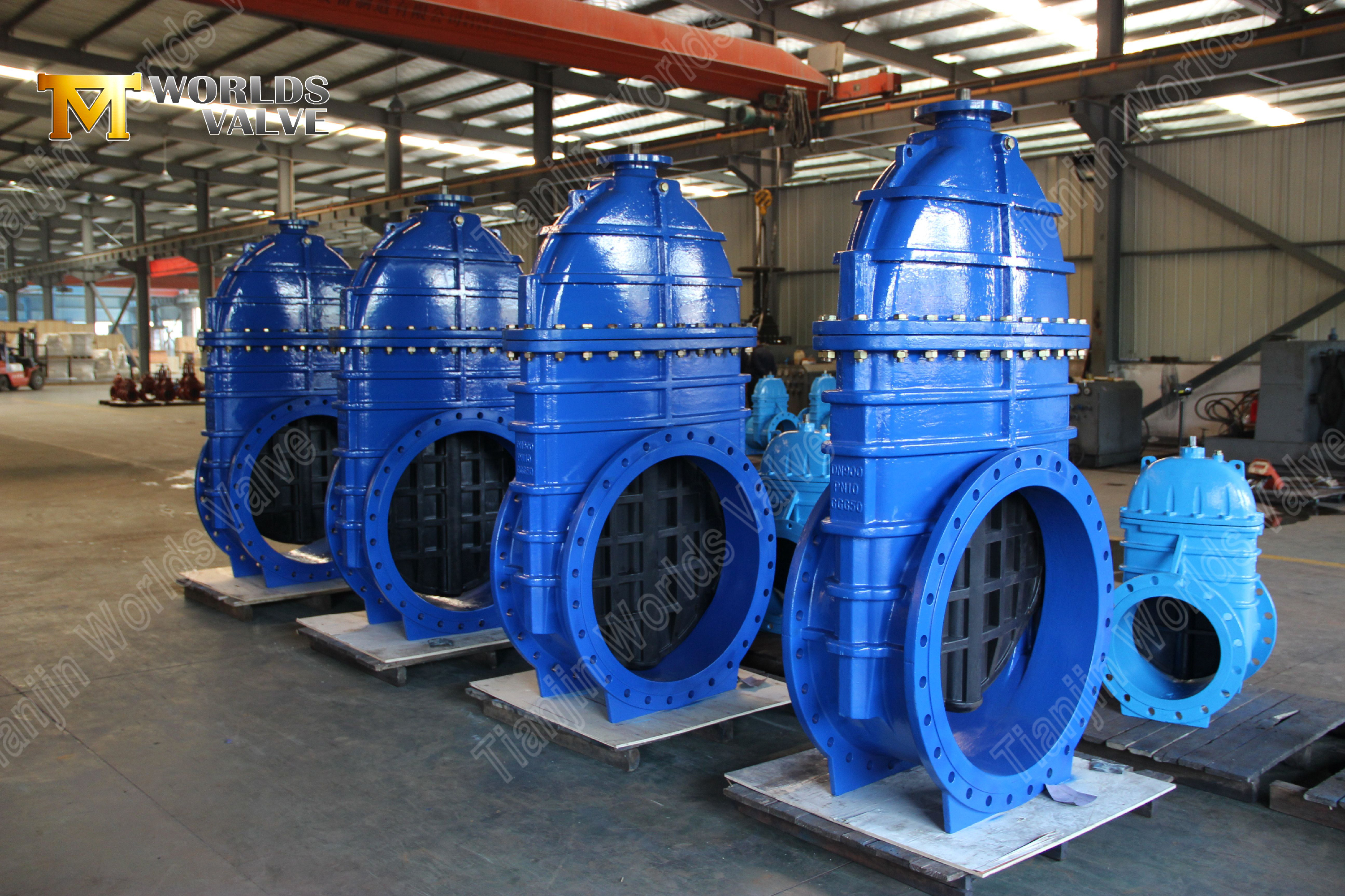 BS5163 V&aacute;lvula de compuerta de hierro d&uacute;ctil con v&aacute;stago no ascendente y asiento resistente Soluci&oacute;n confiable de control de agua-1 (3)