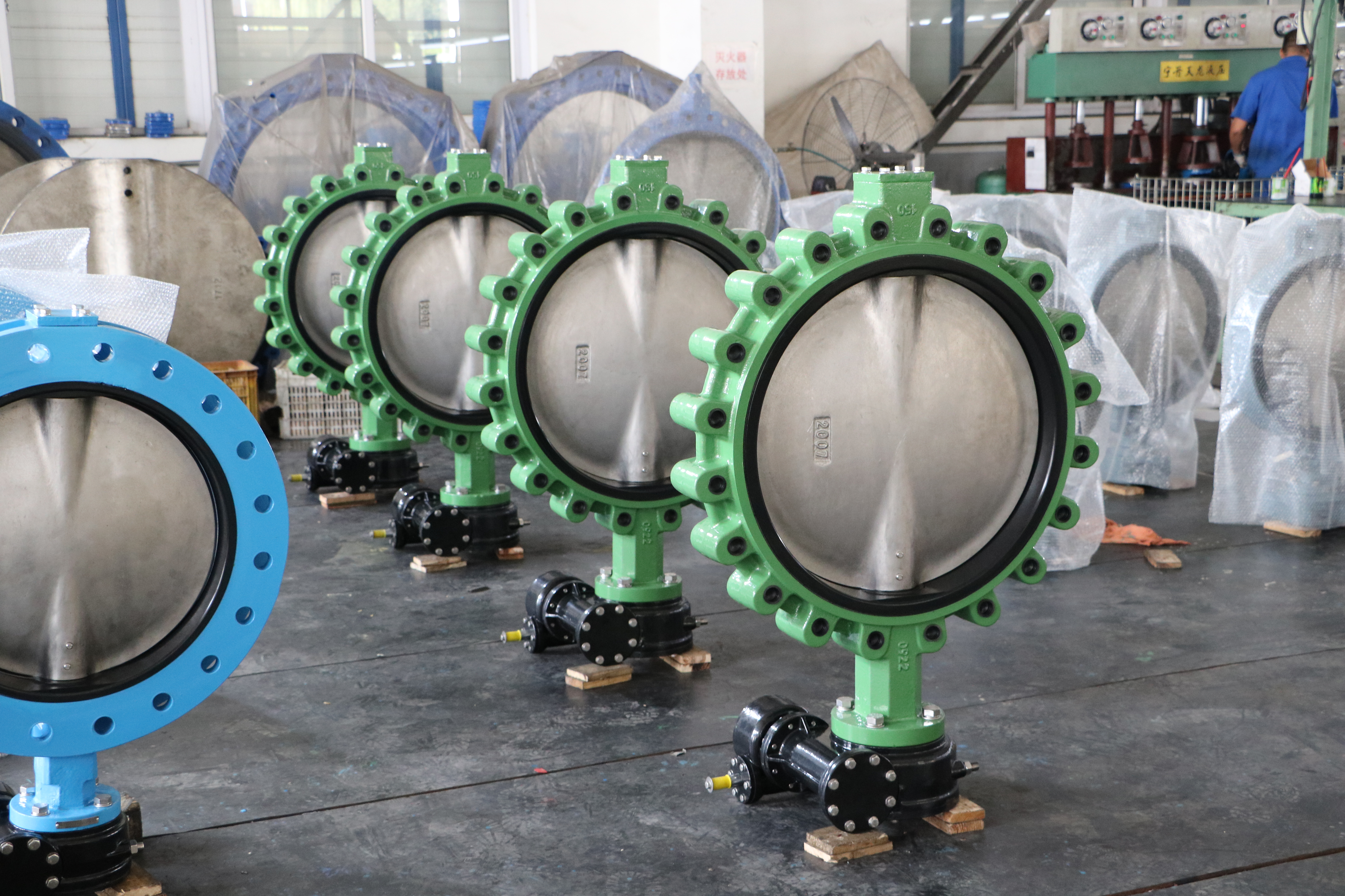 3 v&aacute;lvula de mariposa de hierro d&uacute;ctil,