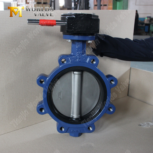 Válvula de mariposa PN16 LUG Cuerpo de hierro dúctil y disco CF8M | Proveedor de válvulas OEM de China