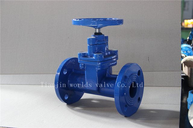 China Válvula OEM Proveedor Din 3202 F5 Válvula de compuerta de asiento resistente con cuerpo de hierro dúctil