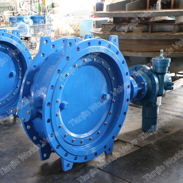 EN558 Series14 Válvula de mariposa con brida doble excéntrica