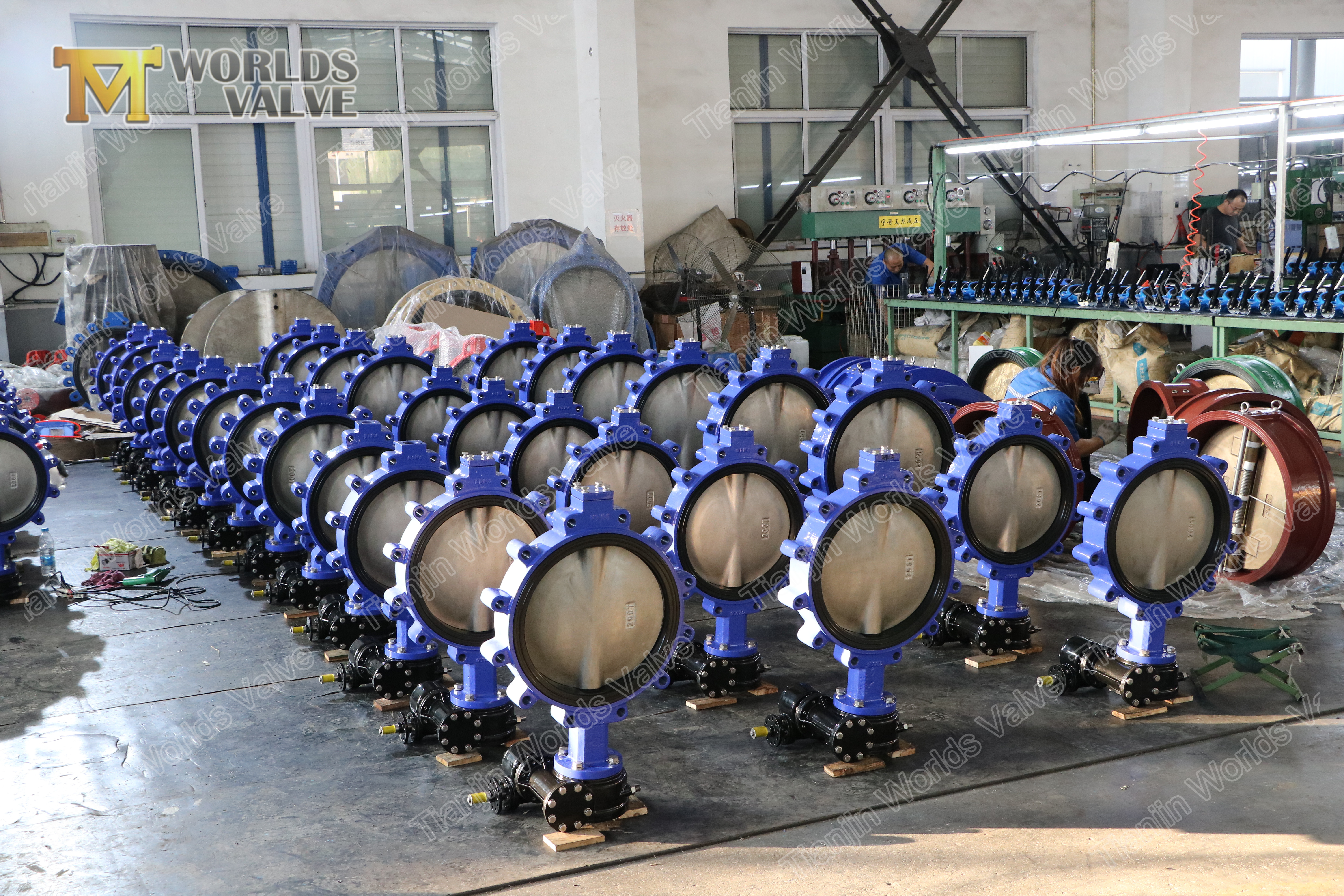 4 A536 A395 V&aacute;lvula de mariposa de hierro d&uacute;ctil,