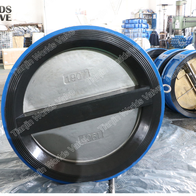 Válvula de retención de la válvula de retención del tipo de oblea de goma llena de goma