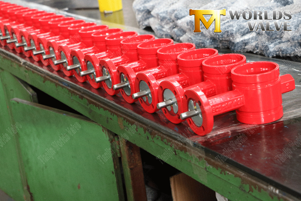 V&aacute;lvula de mariposa de extremo ranurado para protecci&oacute;n contra incendios (3)