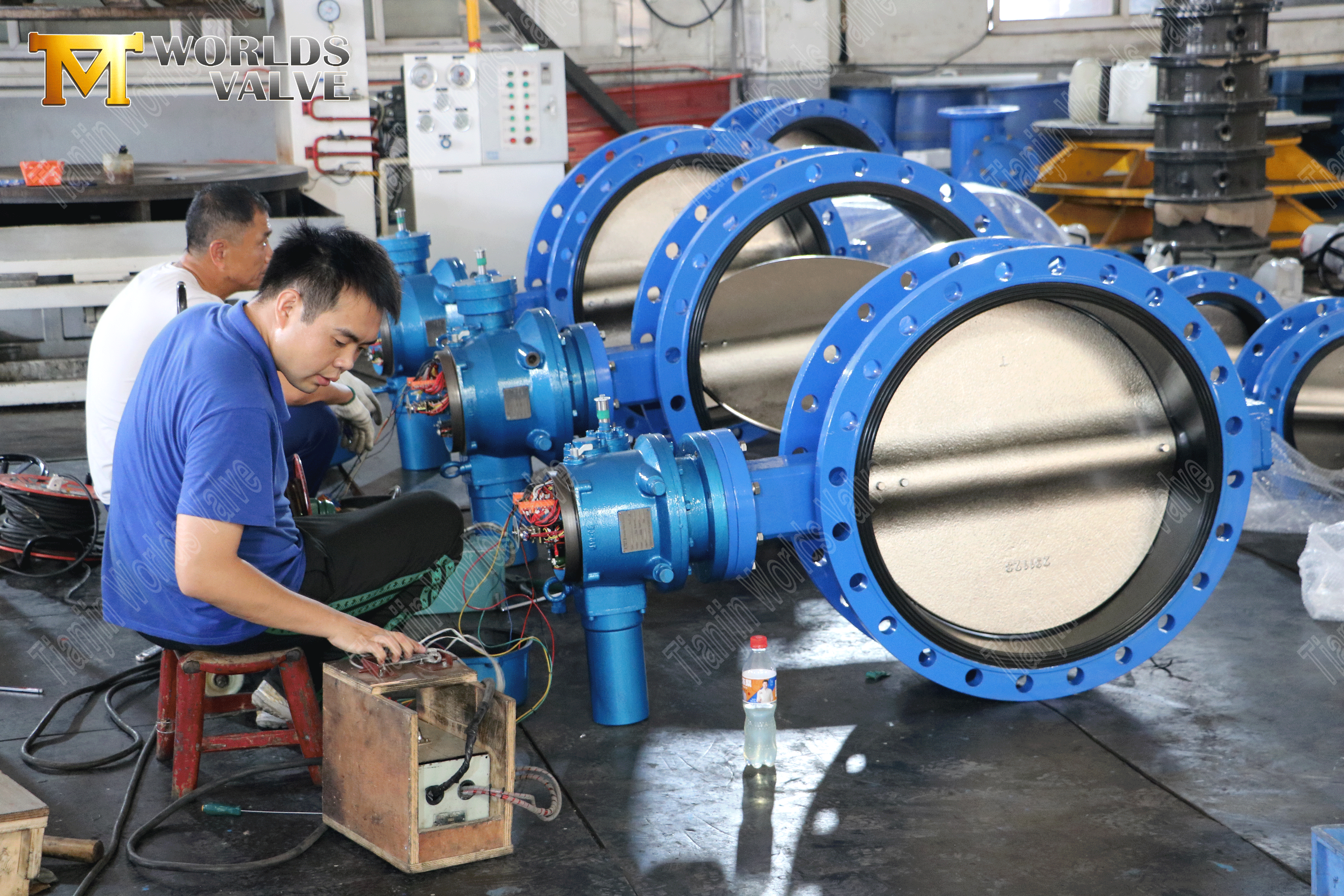 OEM F&aacute;brica para v&aacute;lvulas de mariposa -actuador el&eacute;ctrico V&aacute;lvulas de mariposa de brida (1)