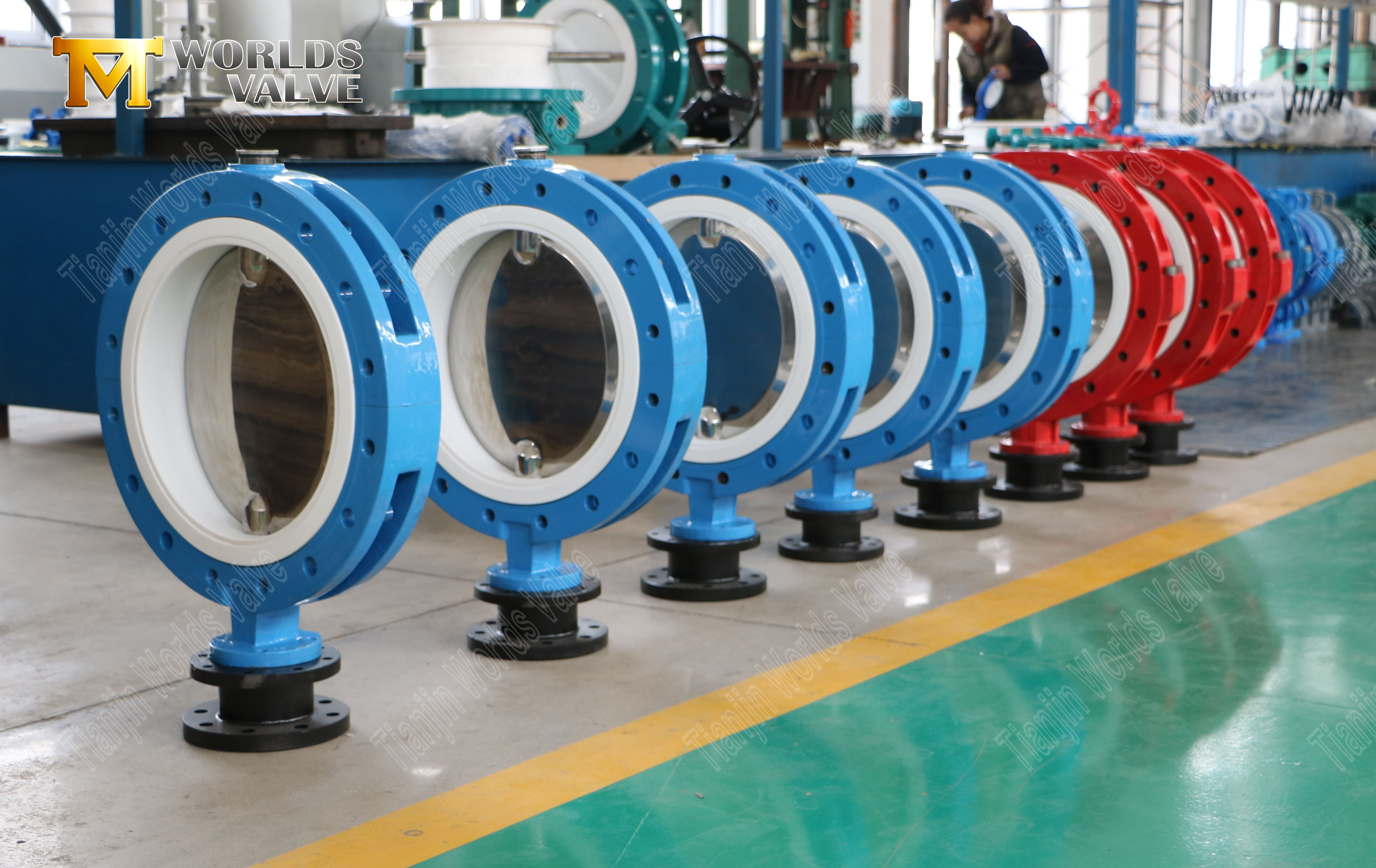 Fabricantes de v&aacute;lvulas CBF05E-TL01 Butterfly-V&aacute;lvula de mariposa con carpinter&iacute;a y taponada de PTFE (3)