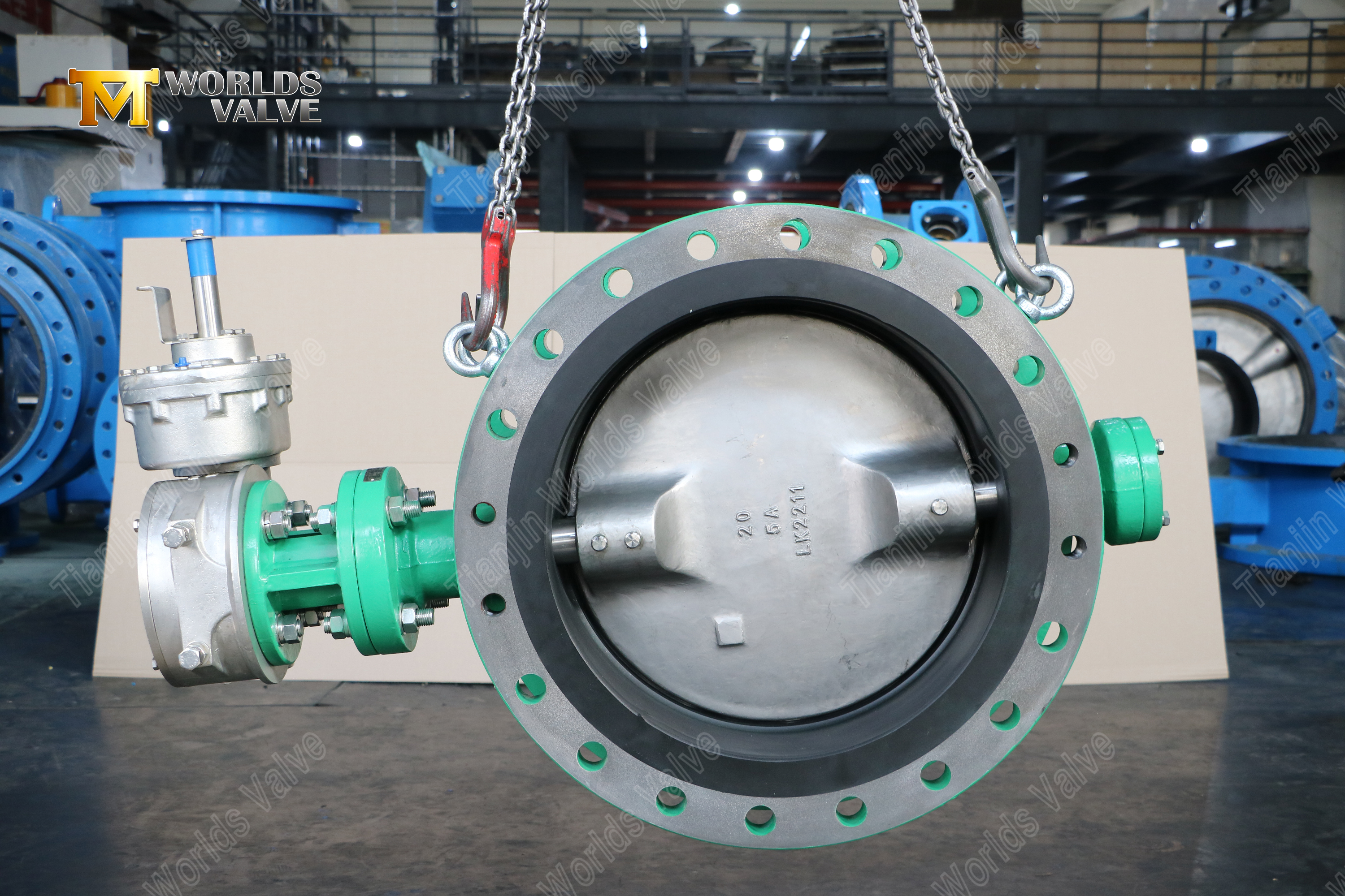 V&aacute;lvula de mariposa de acero de doble fase de doble desplazamiento con asiento ebonite-1 (4)