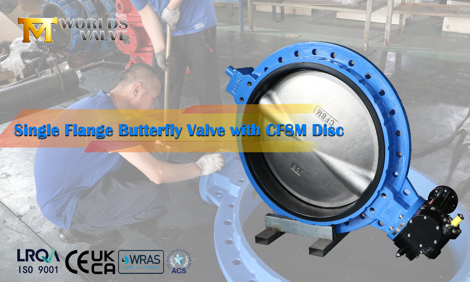 Válvula de mariposa CI de una sola brida con disco CF8M: resistencia a la corrosión rentable para aplicaciones de servicio pesado