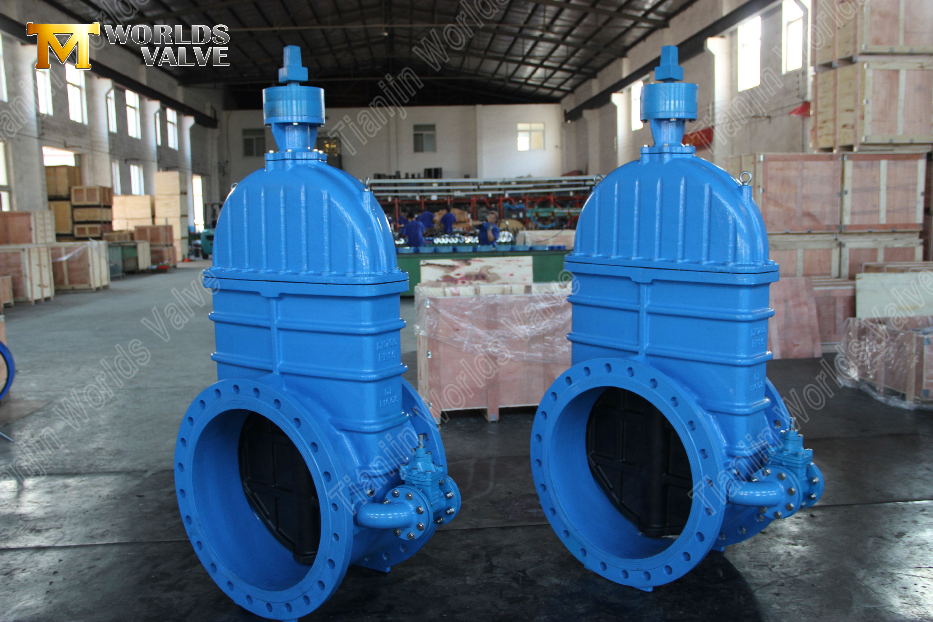 BS5163 V&aacute;lvula de compuerta de hierro d&uacute;ctil con v&aacute;stago no ascendente y asiento resistente Soluci&oacute;n confiable de control de agua-1 (2)