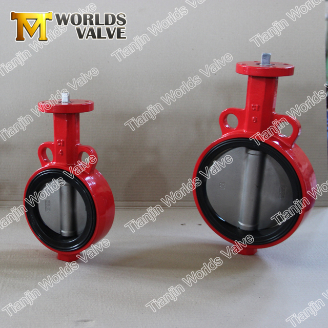 JIS16K JIS20K Tipo de oblea Mariposa con asiento de goma WRAS