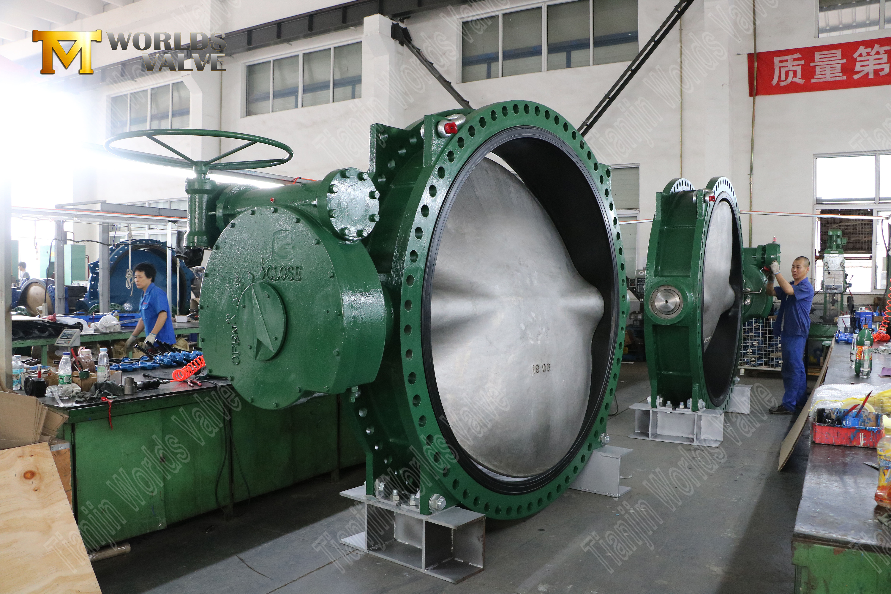 V&aacute;lvula de mariposa con AWWA C504 Est&aacute;ndar - Fabricante de v&aacute;lvula de mariposa conc&eacute;ntrica -2