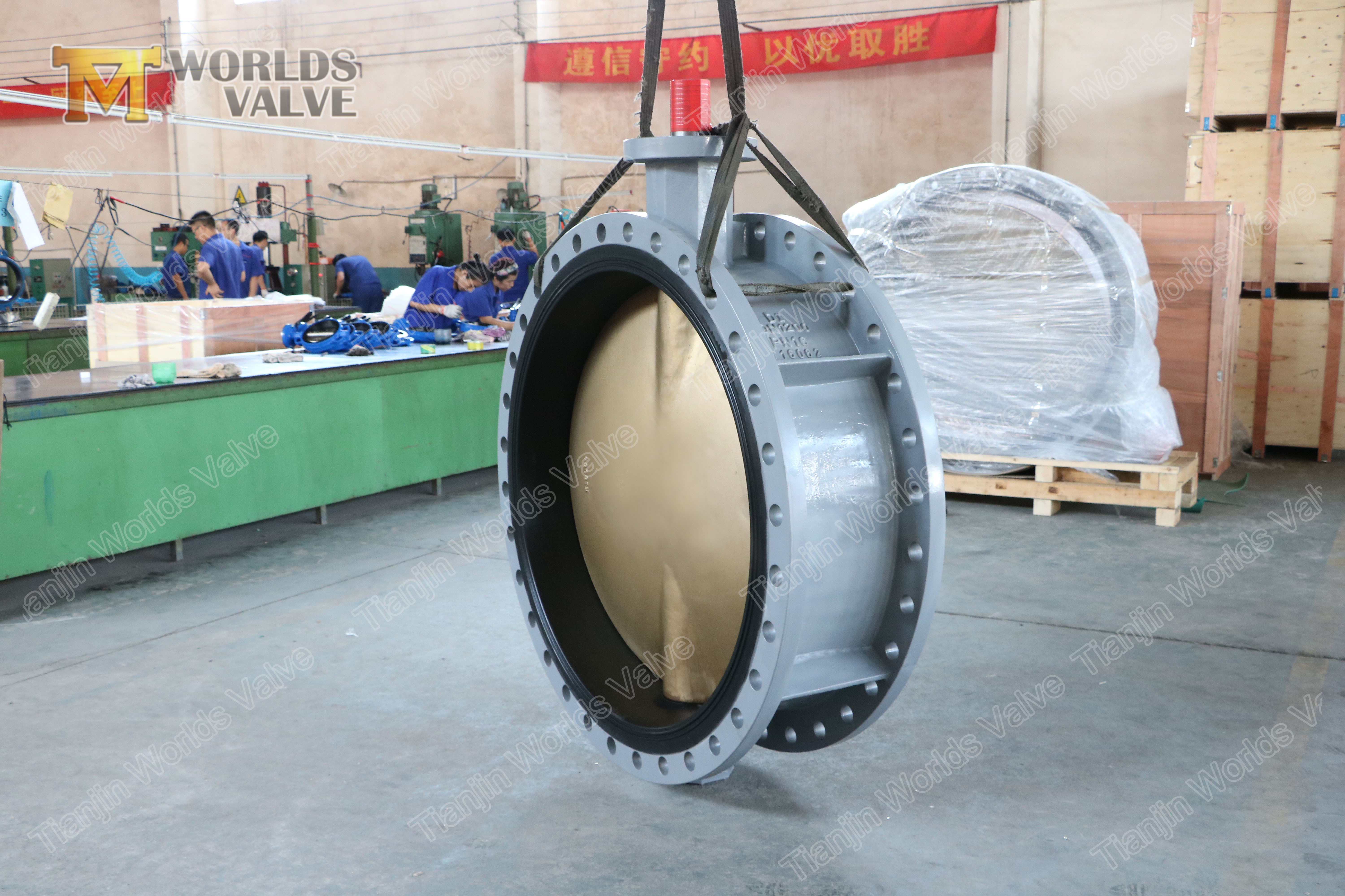 5 v&aacute;lvula de mariposa de doble brida con actuador el&eacute;ctrico