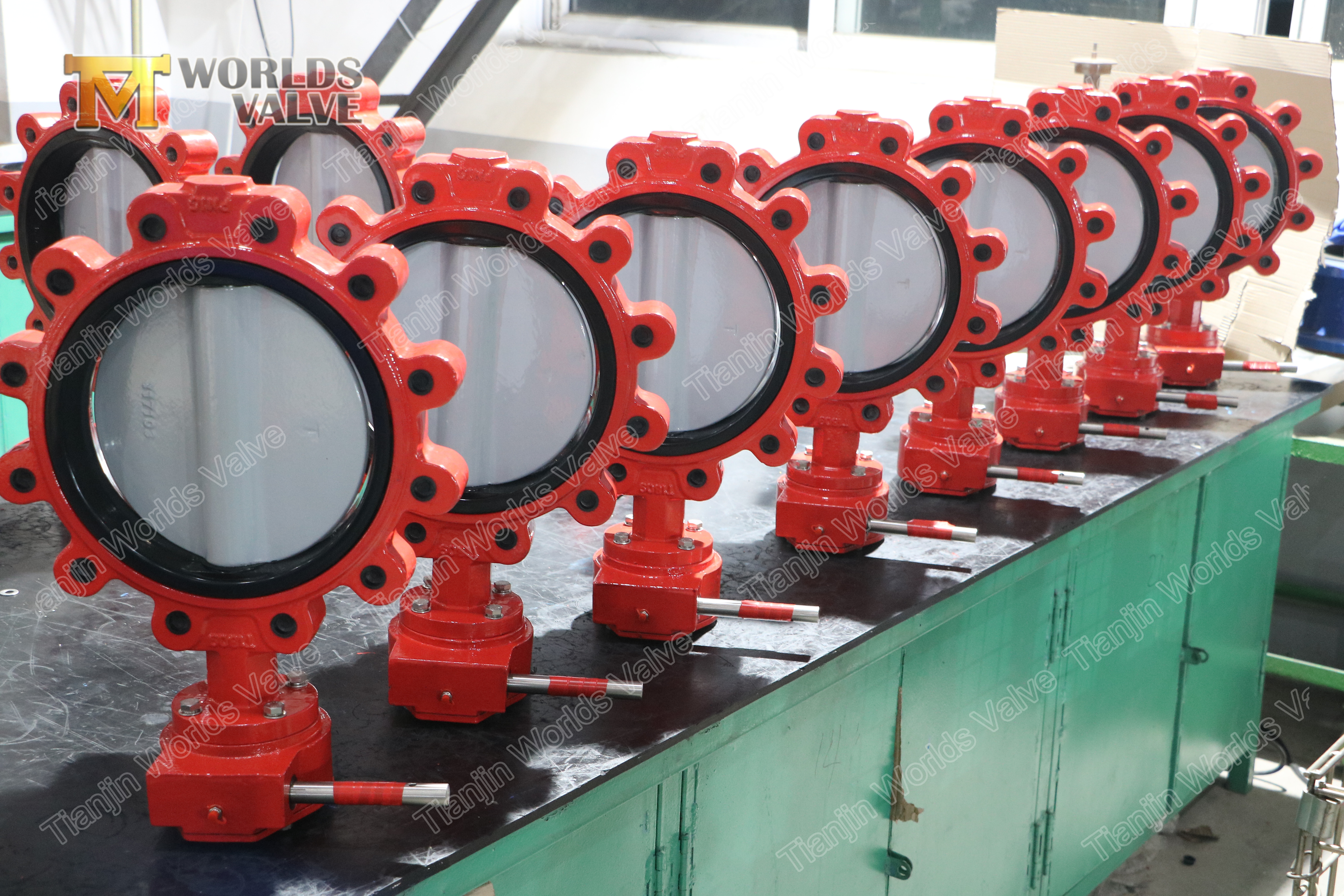 3 v&aacute;lvula de mariposa de hierro d&uacute;ctil,