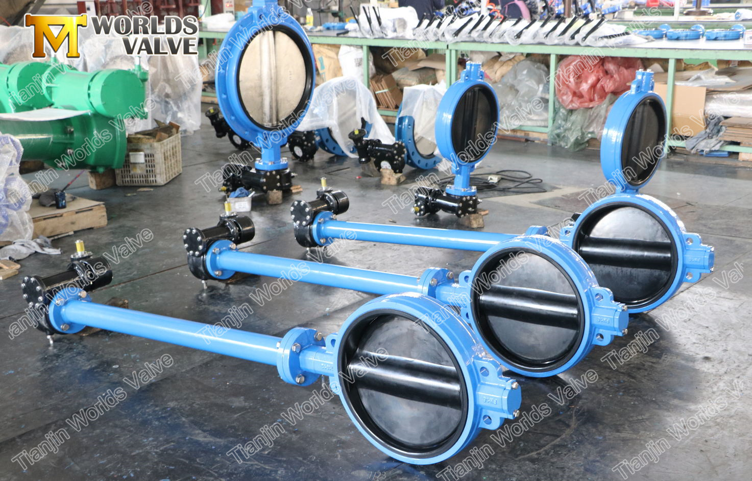 4 GJS400GJS500 V&aacute;lvula de mariposa de hierro d&uacute;ctil