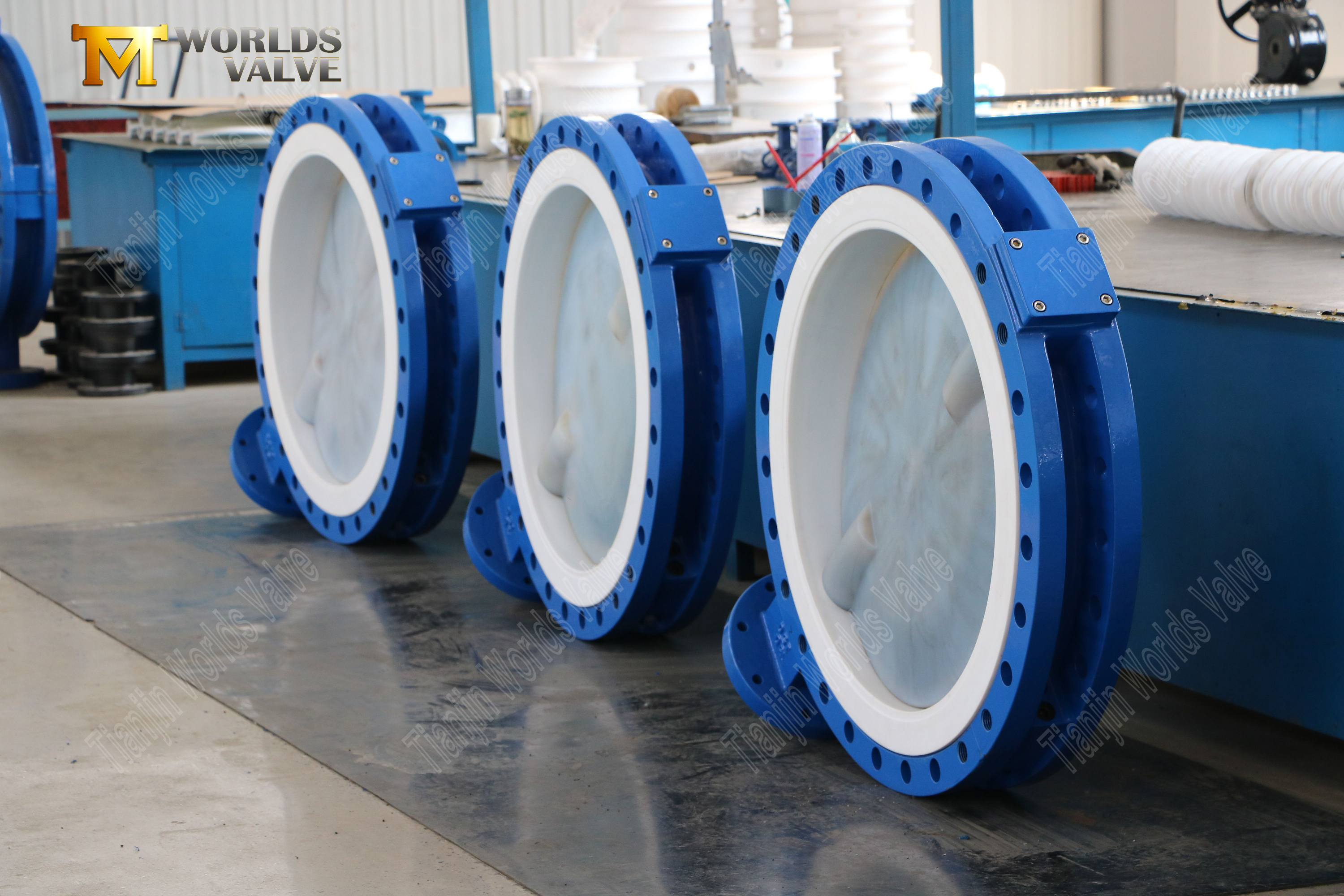 PTFE asiento PFA V&aacute;lvulas de mariposa de disco recubiertas de PFA Ultra-Pure Corrosion Defense-2 (2)