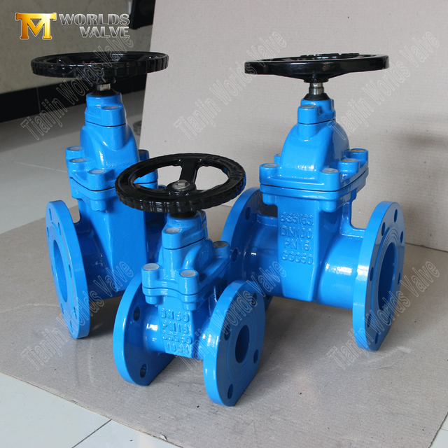 Válvula de compuerta de hierro dúctil con vástago no ascendente y asiento resistente BS5163 | Solución confiable de control del agua