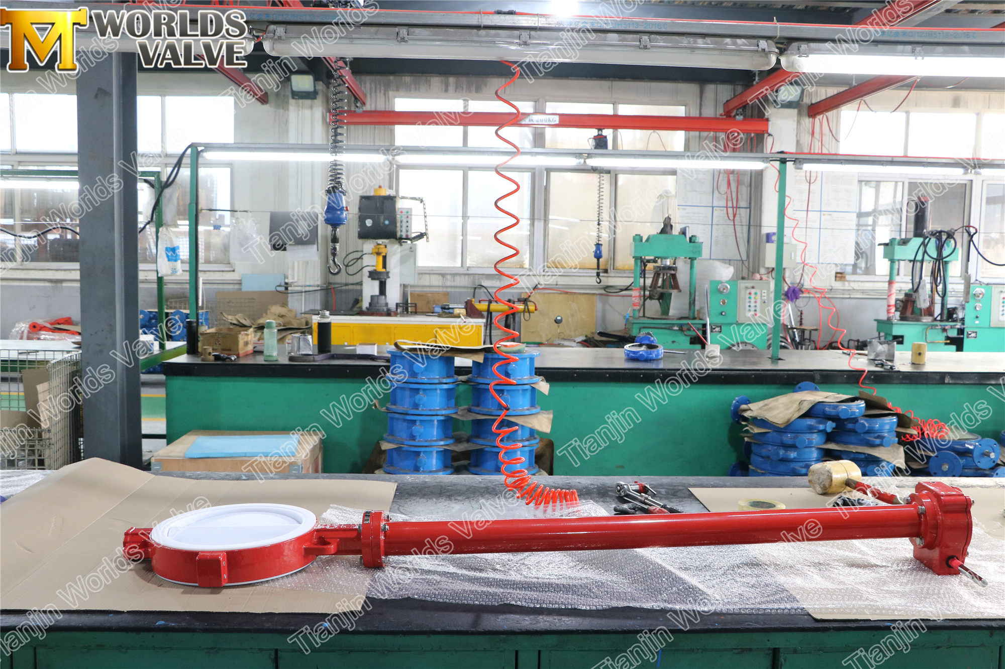 V&aacute;lvula de mariposa forrada con PTFE con tallo de extensi&oacute;n (1)