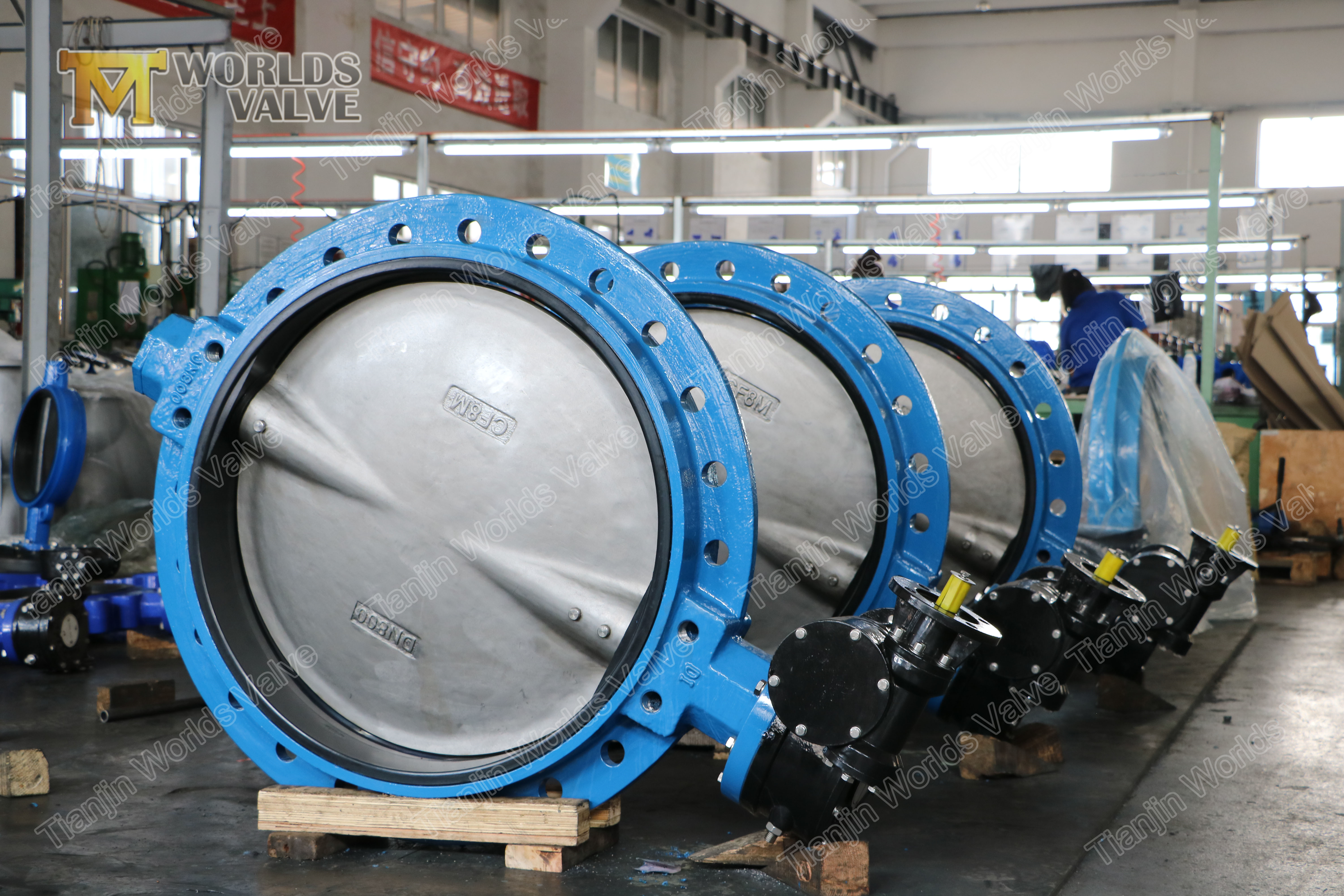 3 CF8 304 CF8M 316 V&aacute;lvula de mariposa de una sola brida