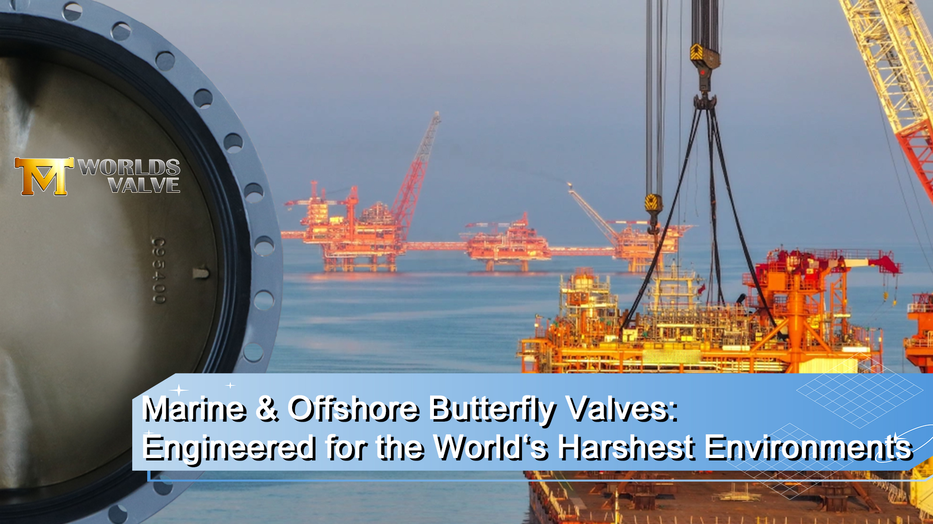 Válvulas de mariposa marinas y costa afuera: diseñadas para los entornos más hostiles del mundo
