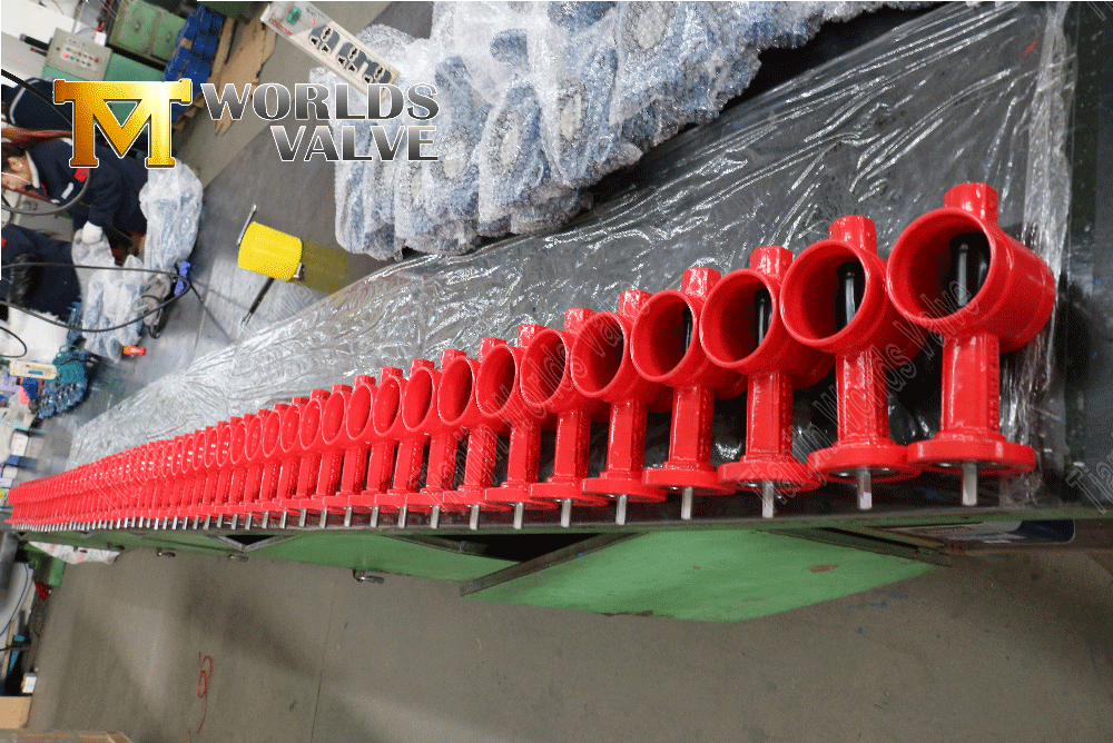 V&aacute;lvula de mariposa de extremo ranurado para protecci&oacute;n contra incendios (2)