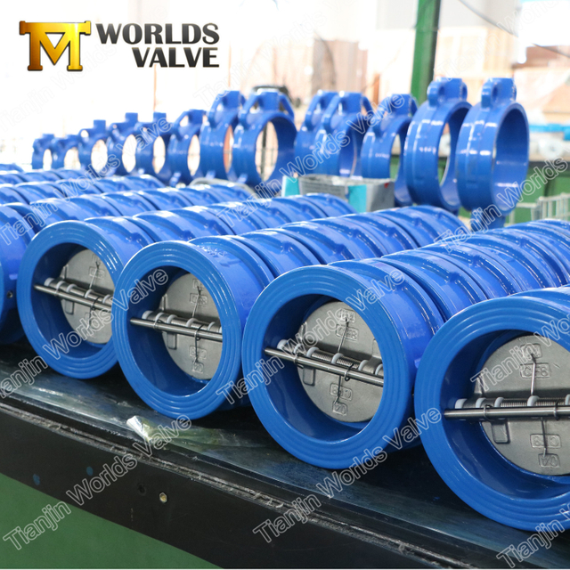 La oblea de ISO5752 API594 150LB estiró la válvula de control del oscilación de la puerta doble