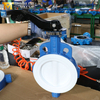 Válvula de mariposa tipo oblea de PTFE: disco encapsulado de PTFE, clase 150, fabricante OEM