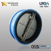 Válvula de retención tipo wafer de placa doble: cuerpo revestido de EPDM, disco CF8M, PN10, fabricante OEM