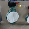 Válvula de mariposa tipo oblea de PTFE: disco encapsulado de PTFE, clase 150, fabricante OEM